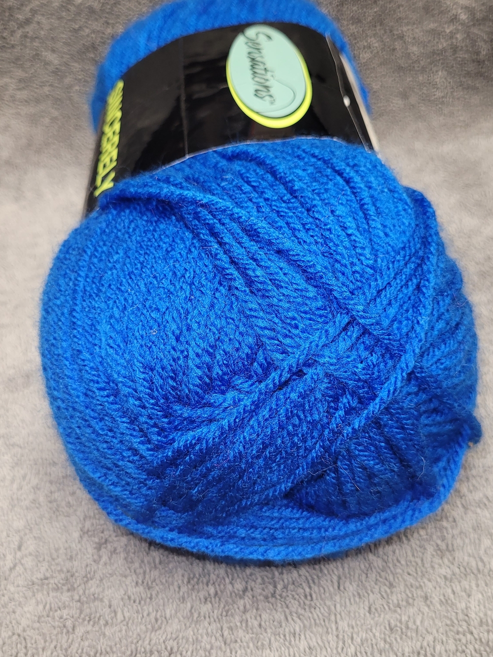 Sensations Sincerely Acrylic Yarn 7oz Royal Blue Worsted Medium 4
